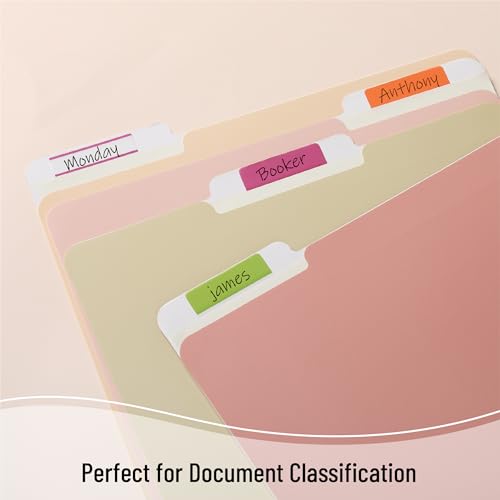 Mr. Pen- Sticky Index Tabs, 500 Pcs, 21 Sets, Colorful - color: Beetroot