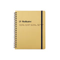Roruban Memo Pad with the Pocket B6 Grid 70 Pages GOLD