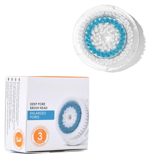 Deep Pore Facial Cleansing Brush Compatible with Clarisonic Mia 1, Mia 2, Mia Fit, Alpha Fit, Smart Profile (1 Count)