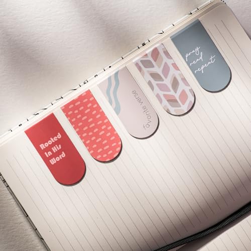 DiverseBee Magnetic Bible Bookmarks, 5 Pack (Pray) - color: Pray