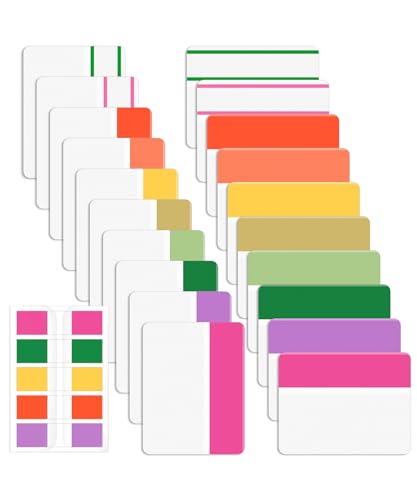 Mr. Pen- Sticky Index Tabs, 500 Pcs, 21 Sets, Colorful - color: Flowers