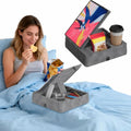 Tablet Pillow Stand with Storage for Bed, Lap, iPad and Kindle