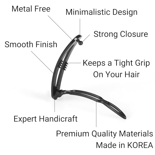 12pcs Hair Barrettes Set for Women and Girls, Hair Clips for Thick Thin Fine Hair, Non-metal Hair Accessories, Non-Slip Grip Handmade Snap Hairpin, BPA Free - color: SN6
