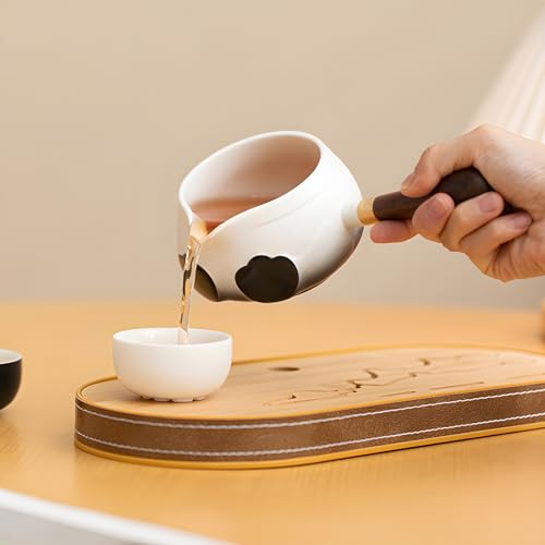 TBACW Chinese Gongfu Travel Tea Set (Panda Design) - color: Panda 1 Pot 2 Cups