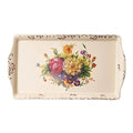 YOLIFE Ceramic Serving Tray, Flowering Shrubs 13.5 x 7.5 inch - color: Flowering Shrubs