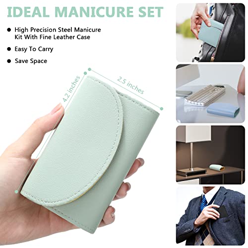 12 Set Mini Manicure Bulk, 7 in 1 Nail Clipper, Multi Color - color: Multi Color