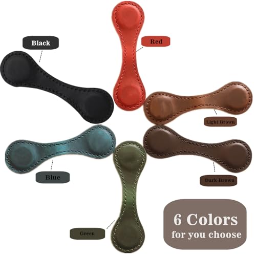 Personalized Magnetic Leather Initial Bookmark, 26 Letters Customized Multi-Functional for Women, Teachers, Book Lovers (S, Green) - color: Green, size: S