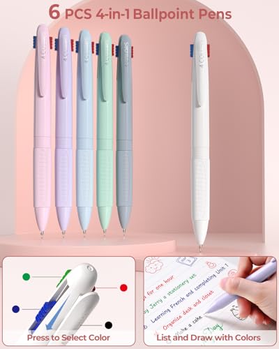 Four Candies 56PCS School Supplies with Pencil Case, Stationery Set, Pink - color: Pink