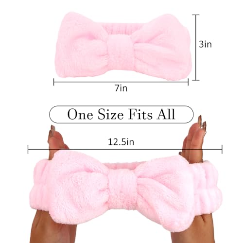 10 Pack Red Valentine Soft Spa Headbands Bulk for Women Girls - color: Multicolor 01