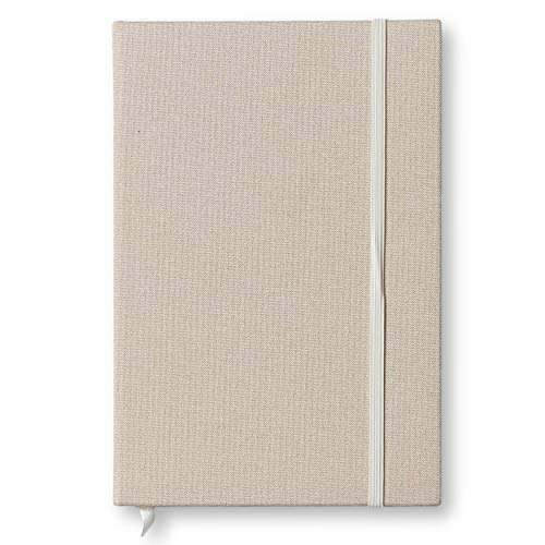 Portage Blank Hardcover Aesthetic Notebook Writing Journal – Bleed-Proof Paper Notepad for Journaling, High GSM, A5 Notebook, Cream Pages - Oatmeal, 6 x 8.5 Inches, 224 Pages - color: Oatmeal, size: Blank Pages