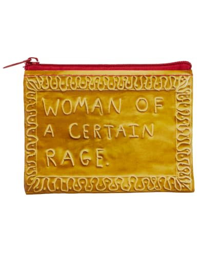 Blue Q Coin Purse - Cute Coin Pouch for Men & Women, Small Pouch Organizer - color: Woman Of A Certain Rage
