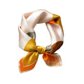 ANDANTINO 100% Mulberry Silk Scarf -21” Square Neckerchief with Gift Packed - color: Colorful Circles