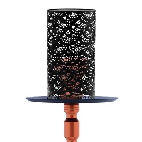 Professional Hookah Wind Cover - Metal Heat Management System & Wind Protector for Outdoor Shisha Use (Black Wind Cover) - size: Black Wind Cover