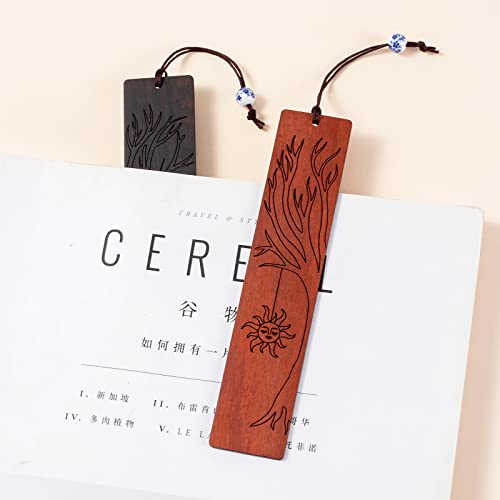 2 Pcs Bookmark, Cool Bookmarks for Men Women, Gifts for Book Lover Bookworm (Sun Moon Star) - style: Sun Moon Star