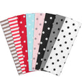 obeoby 8 Pcs Polka Dot Headbands for Y2k Outfits, Non-Slip Cloth Headband - color: Polka dots