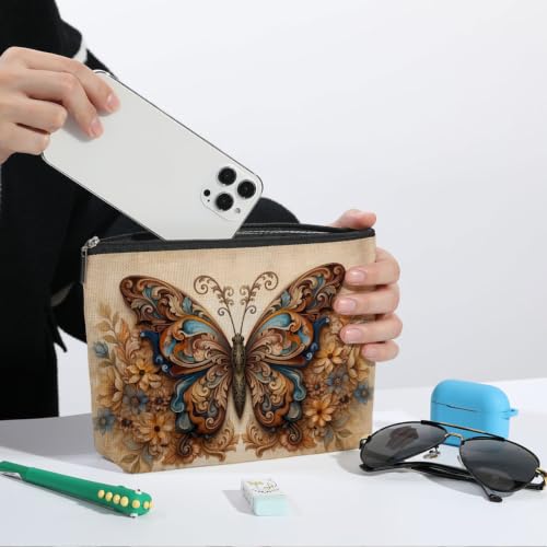 Butterfly Makeup Bag for Women Travel Organizer Pouch Cosmetic Bags 06 - color: Multicolor 1587