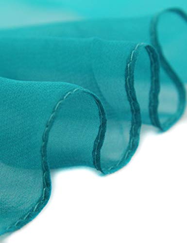 PANTONIGHT Long Chiffon Sheer Scarf Gradient Shaded Colors Lightweight Scarf For Womens - color: Col 705