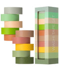 Mr. Pen- Washi Tape Set, 10 Rolls, 5.5 Yards/Roll, Washi Tape for Scrapbook - color: Earthy Tones