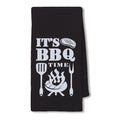 Funny Grilling BBQ Hand Towels for Kitchen - color: Bbq Time