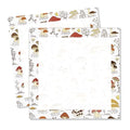 Cute Sticky Notes 3 x 3 in, 2 Pack Self Stick Note Pads with Fun Patterns, Strong Adhesive Memo Pads for Office School Home, 80 Sheets per Pad Cute Mushroom - color: Cute Mushroom