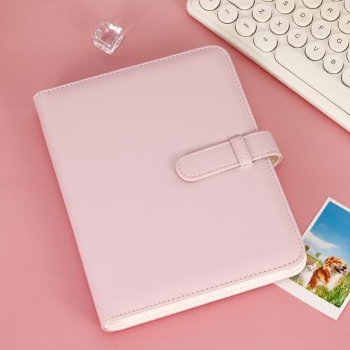 256 Pockets Photo Album for 2x3 Inch Picture, Kpop Photocard, Leather Cover, Photo Album Book Fit for Fujifilm Mini 12/11/9/8/EVO/Link/Liplay Instant Flims (Blossom Pink) - color: Blossom Pink, size: 256 Pockets
