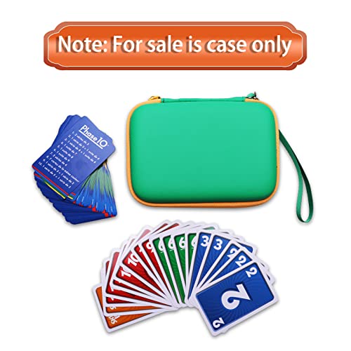 L LTGEM 300+ Card Game Case Compatible with dutch blitz/skipbo/SKYJO, Green - color: Green