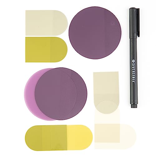 DiverseBee Transparent Sticky Notes Set with Quick Dry Pen (Muse) - color: Muse
