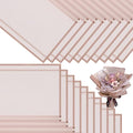 CCIJESW 20 Sheets Flower Bouquet Wrapping Paper Pink-2 - color: 037-Transparent Pink