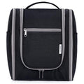 Narwey Hanging Travel Toiletry Bag for Women, Cosmetic Makeup Bag - color: AB-Black, size: Medium
