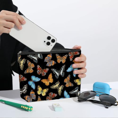 Butterfly Makeup Bag for Women Travel Organizer Pouch Cosmetic Bags 05 - color: Multicolor 1586