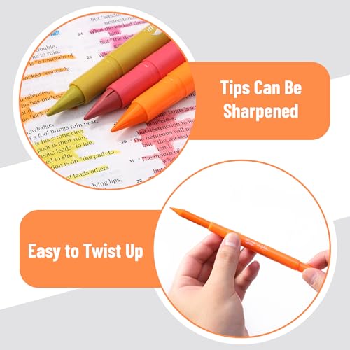 Mr. Pen- No Bleed Gel Highlighters, Dark Sunshine & Smiles, 8 Pack - color: Dark Sunshine & Smiles, size: 8 Pack