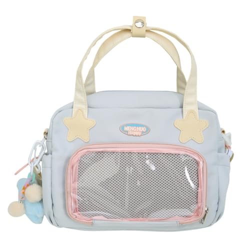 Japanese Ita Backpack Cute Bags Kawaii Y2K Bags Crossbody Purse Messenger Bags for Women Shoulder Bag Tote (Blue) - color: Blue