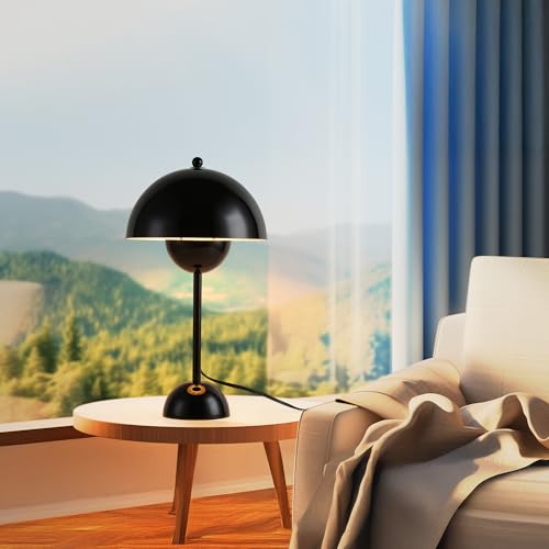 Creative Mid-Century Modern Bud Table Lamp for Home&Office, Glossy Black - color: Glossy Black