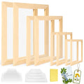 Caydo 4 Pieces Paper Making Frame Kit, Papermaking Mould - style: A4 A5 A6 A7