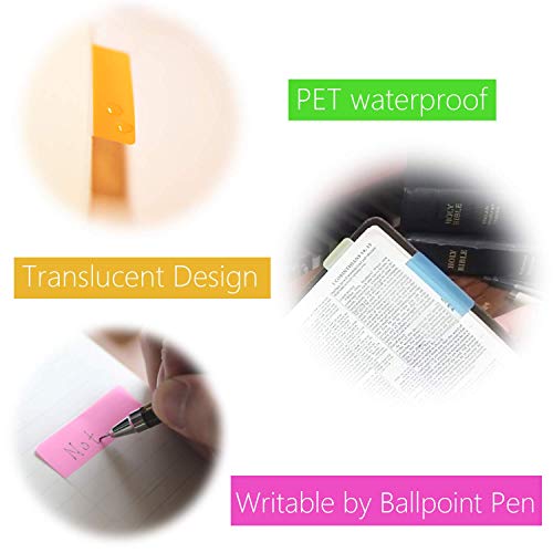 KICNIC Sticky Tabs Index Tabs, 2 Inch, 240 Pieces, 12 Colors, Self Adhesive - color: Neon Colors, size: 240pcs