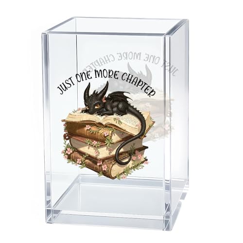 Just One More Chapter Pen Holder Book Mark Holder Library Accessories - color: Transparent34