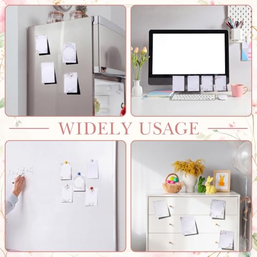 Chiisong 12 Pack Wildflower Sticky Notes Gift, Floral Sticky Notes - style: Fresh Wildflower