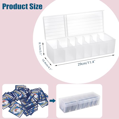OwnMy Plastic Trading Card Storage Box Clear Trading Card Storage Case
