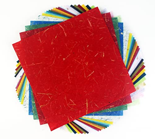 100 Paper Sheets 6 x 6-inch Origami Square Double-Sided Paper Arts Folding Craft