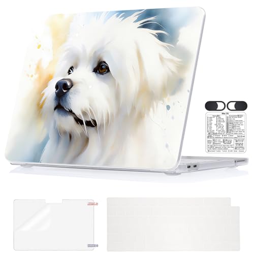 Cute Dog Protective Case for 2026 MacBook Neo 13 Inch A18 Pro A3404 - color: Dog