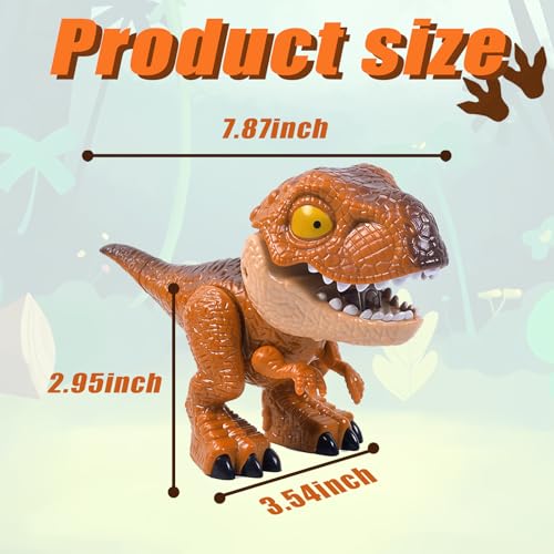 Dinosaur Model Stationery Set, 5 in 1 Dinosaur Stationery Set, Stationery School Supplies Kit Multi-Functional Pencil Pencil Sharpener Rubber Tapeline Stapler (Yellow)