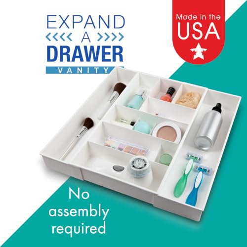 Dial Industries Expandable Vanity Drawer Makeup Organizer Desk Storage Tray - style: Vanity