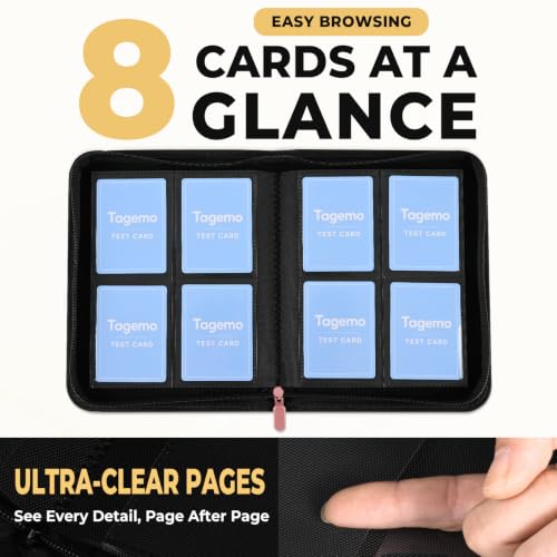 4 Pocket Card Binder, 160 Pockets Mini Trading Card Binder with Side Loading Pockets, Zip Closure and Water-Resistant Diamond-Textured Cover for TCG and Sports Cards - color: Pink, size: 4-Pocket
