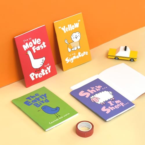 Monolike Mini Storytown Ver.2 Blank Note 6P A SET_105x148mm, 48pages - color: Storytown Ver.2 A-SET