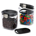 Progressive PKS-401 1.5 Cup Mini Prokeeper+ Airtight Silicone Seal Storage Container Great For Spices & Baking Acessories (2- Piece) - size: 2- Piece
