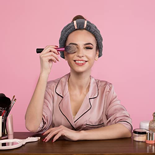 WILLBOND Spa Headband for Washing Face,Black - color: Black