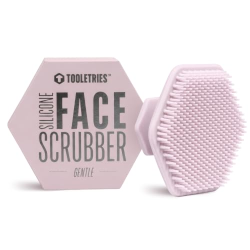 TOOLETRIES Silicone Face Scrubber, Facial Cleansing Brush - Blossom - color: Blossom