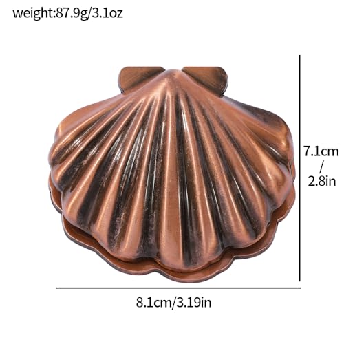 Vintage Ocean Bookmark Clip, 4 Color Starfish Shell Octopus for Book Lovers - color: Seashell Style D