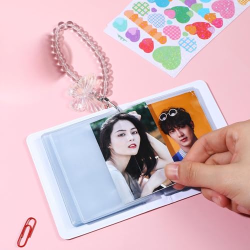 Pajean 2 Pack Photocard Binder, 3 Inch Mini Photo Album, Cute Style - style: Cute Style