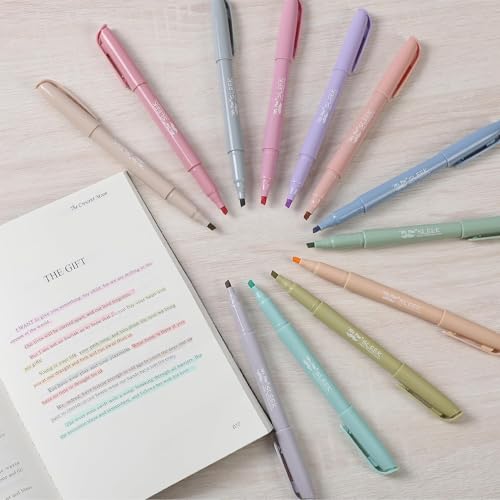 Mr. Pen- Highlighters, 12 Pack, Earthy Colors, Chisel Tip, Quick-Dry - color: Pastel 1, size: 12 Pack